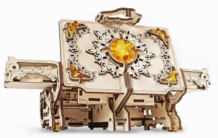 Bursztynowa szkatułka Model mechaniczny do składania