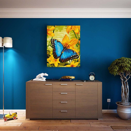 Błękitny motyl 30x40