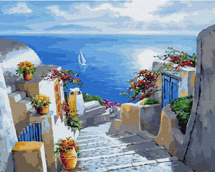 Schody do morza 40x50