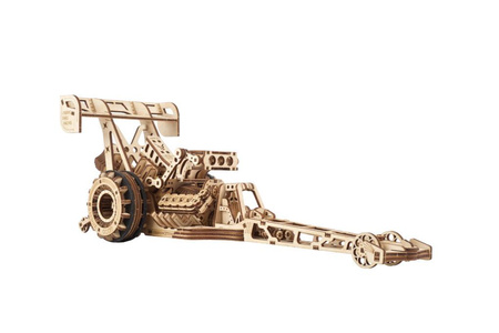 Top Fuel Dragster Puzzle 3d Drewniany Model Do Składania