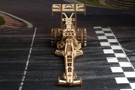 Top Fuel Dragster Puzzle 3d Drewniany Model Do Składania