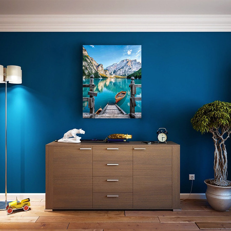 Łódź nad jeziorem