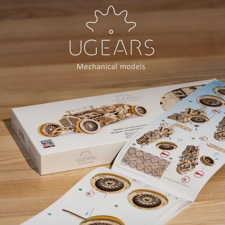 Auto U-9 Grand Prix Model mechaniczny do składania