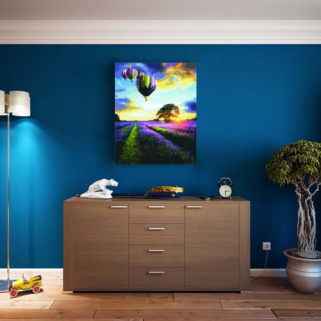 5D Niebo i lawenda Diamentowa Mozaika 40x50 cm