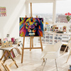 5D Kolorowy Lew Proste Diamond Painting Mozaika 40x50 cm