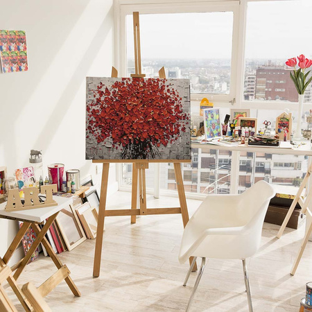 Zamieszki kolorów 50x150cm Potrójny Obraz