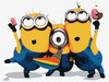 Trzy minionki 40x30cm