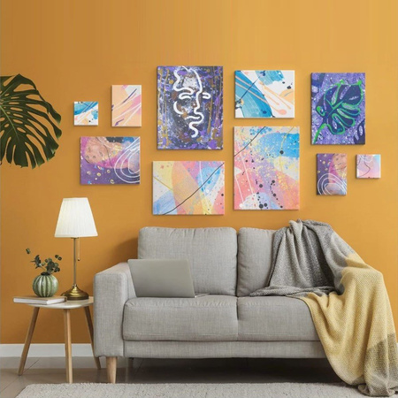 5 szt Podobrazie Bawełniane 40x50 cm Płótno Malarskie Na Drewnianym Krośnie