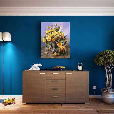 Piękne żółte róże