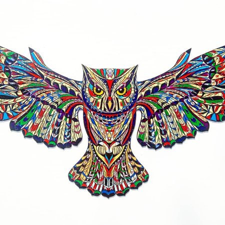 Sowa Puzzle Drewniane Dla Dorosłych Na Prezent 155 el. Rozmiar 476х266 mm