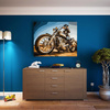 Motocykl w piasku
