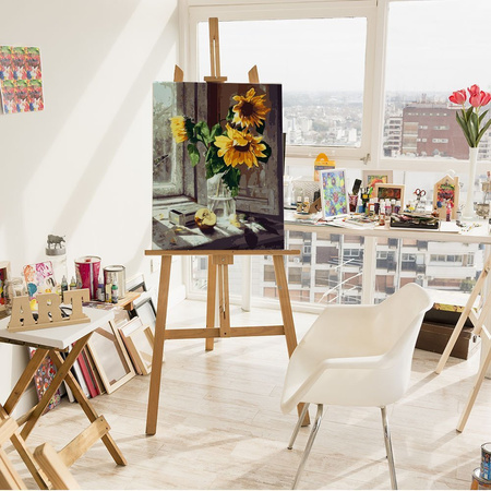 Słonecznik Na Parapecie