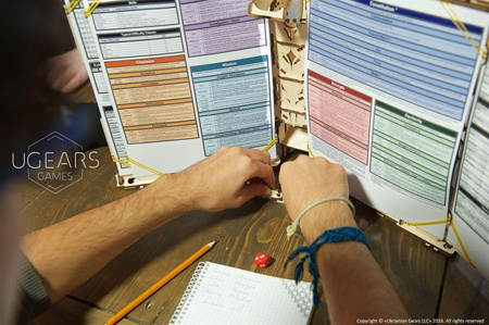 Ekran Mistrza mechaniczne urządzenie do gier planszowych