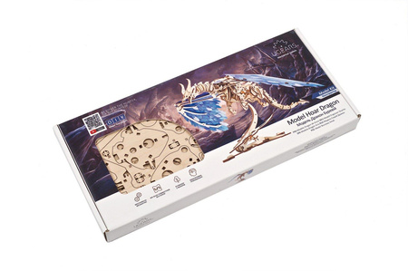 Smok Burzowy Puzzle 3d Drewniany Model Do Składania