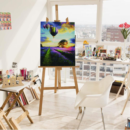 5D Niebo i lawenda Diamentowa Mozaika 40x50 cm