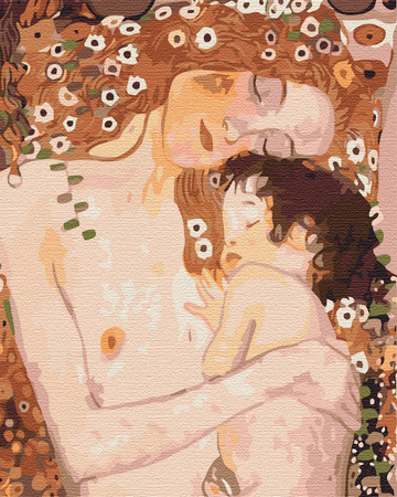 Matka Z Dzieckiem. Gustav Klimt Malowanie Po Numerach
