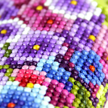 Haft Diamentowy Bez Ramy Niebieskooki Kotek 30x40 Mozaika Diamentowa 5D