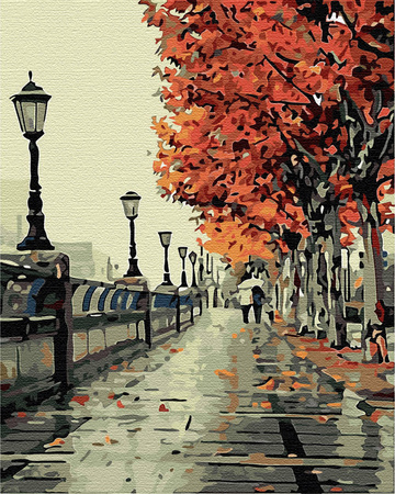 Romantyczna Miłość Jesień