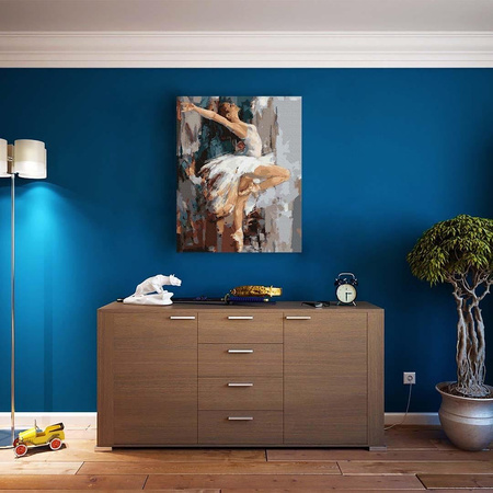 Biały łabędź 65x50cm