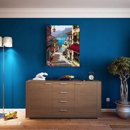 5D Uliczka Do Morza Diamond Painting Mozaika 40x50 cm