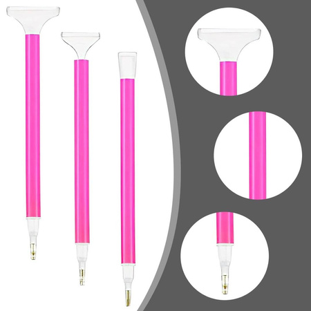 Akcesoria Do Mozaiki Diamentowej Organizer Długopisy Do Haftu Wałek Dociskowy