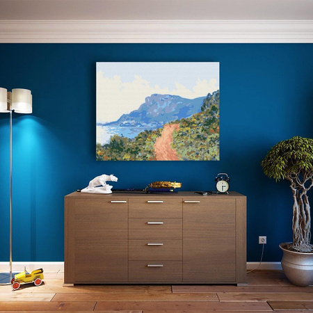 La Corniche Near Monaco. Claude Monet Malowanie Po Numerach