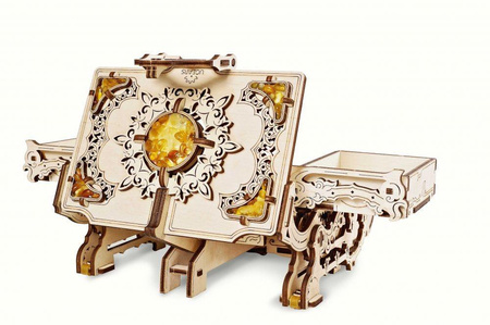 Bursztynowa szkatułka Model mechaniczny do składania