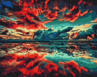 Odbicie Świata Malowanie Po Numerach