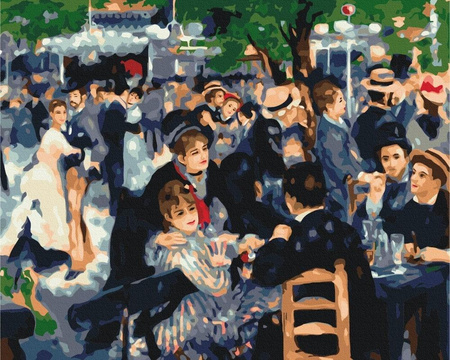 Bal W Moulin De La Galette. Pierre-Auguste Renoir Malowanie Po Numerach