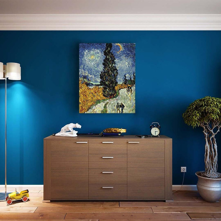Droga z cyprysami i gwiazdą (Van Gogh)
