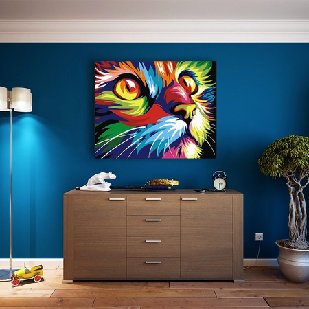 Kolorowy Kot 40x30