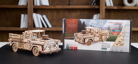 Pickup Drwala Puzzle 3d Drewniany Model Do Składania