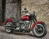 Czerwony motocykl