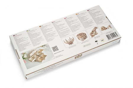 Bursztynowa szkatułka Model mechaniczny do składania