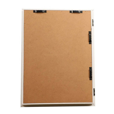 4x Ramka Artystyczna Na Obrazki I Zdjęcia Dla Dzieci Drewniana Otwierana Biała A4 34x25cm