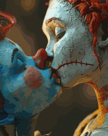 Mroczny pocałunek klaunów