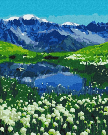 Alpejskie Łąki Malowanie Po Numerach