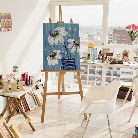 Rumianki Na Niebieskim Tle