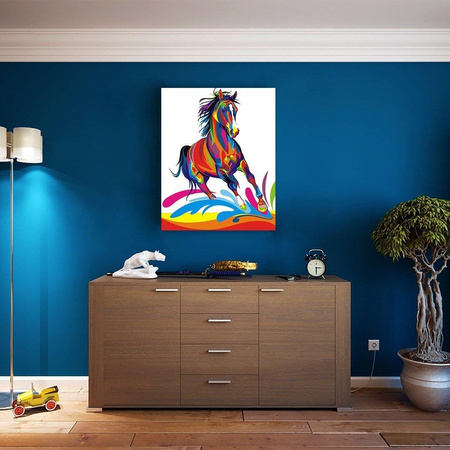 Kolorowy Koń Proste Dla Dzieci I Początkujących