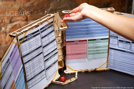 Ekran Mistrza mechaniczne urządzenie do gier planszowych