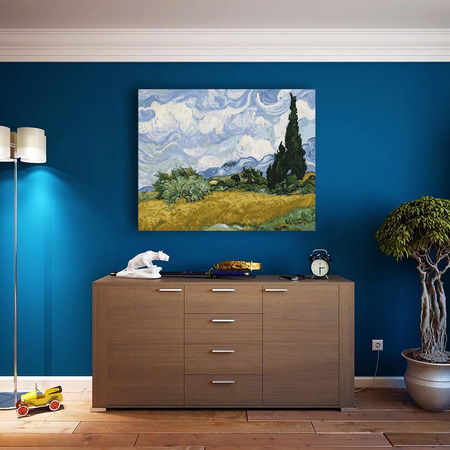 Pole Pszenicy Z Cyprysami Van Gogh