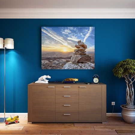 Zachód nad szczytami