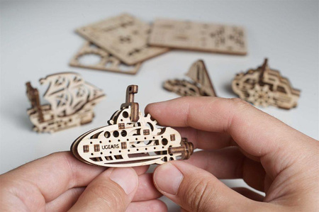 U-Fidgety Statki mechaniczne zabawki do składania 4 szt.