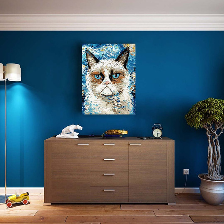 Kot Van Gogha 30x40 cm