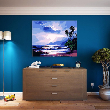 Zachód słońca na plaży