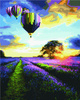 5D Niebo i lawenda Diamentowa Mozaika 40x50 cm