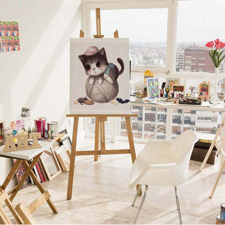 Tęskniący kotek 30x30cm