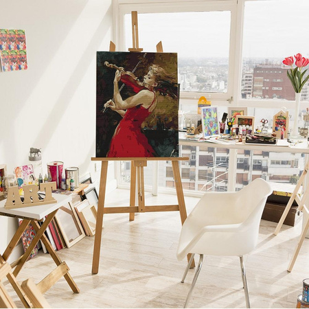 Dziewczyna Ze Skrzypcami Malowanie Po Numerach