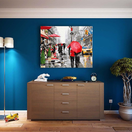 Deszcz w Nowym Jorku