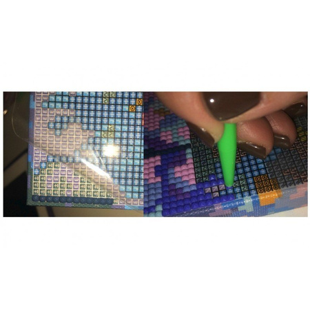 Zestaw kreatywny Diamentowa Mozaika Lato nad rzeką 40cm*50cm,